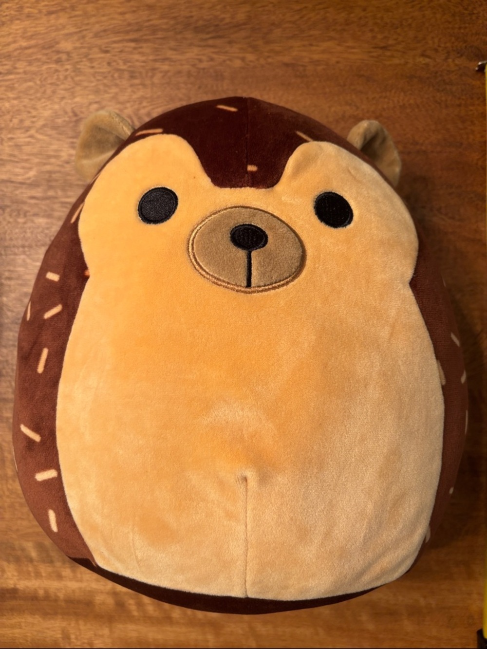 Squishmallows Brown Hedgehog Plush with Cream Accents